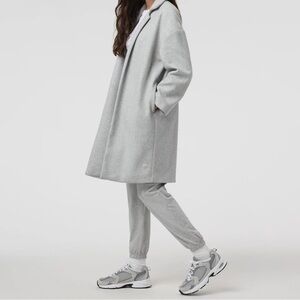 Vuori Soho Melton Trench size S light heather grey color